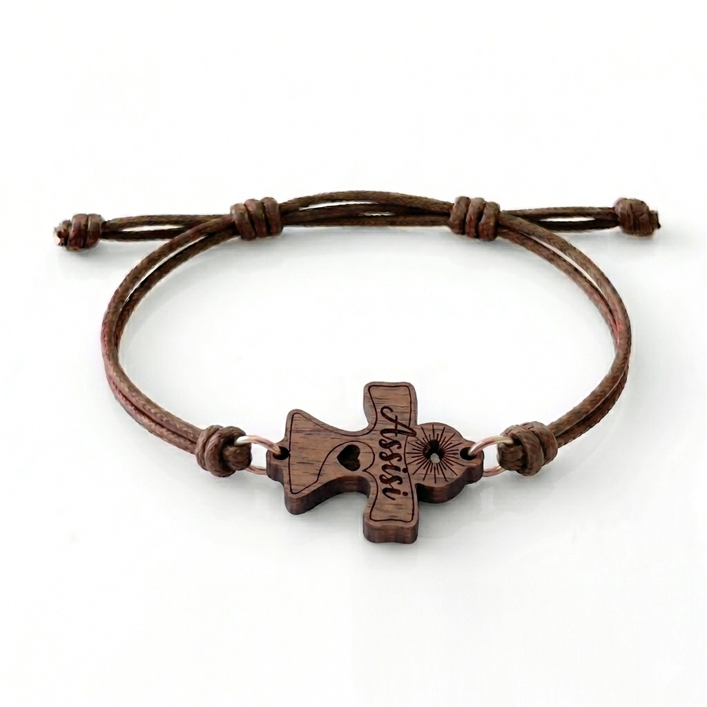 Assisi — bracciale in noce