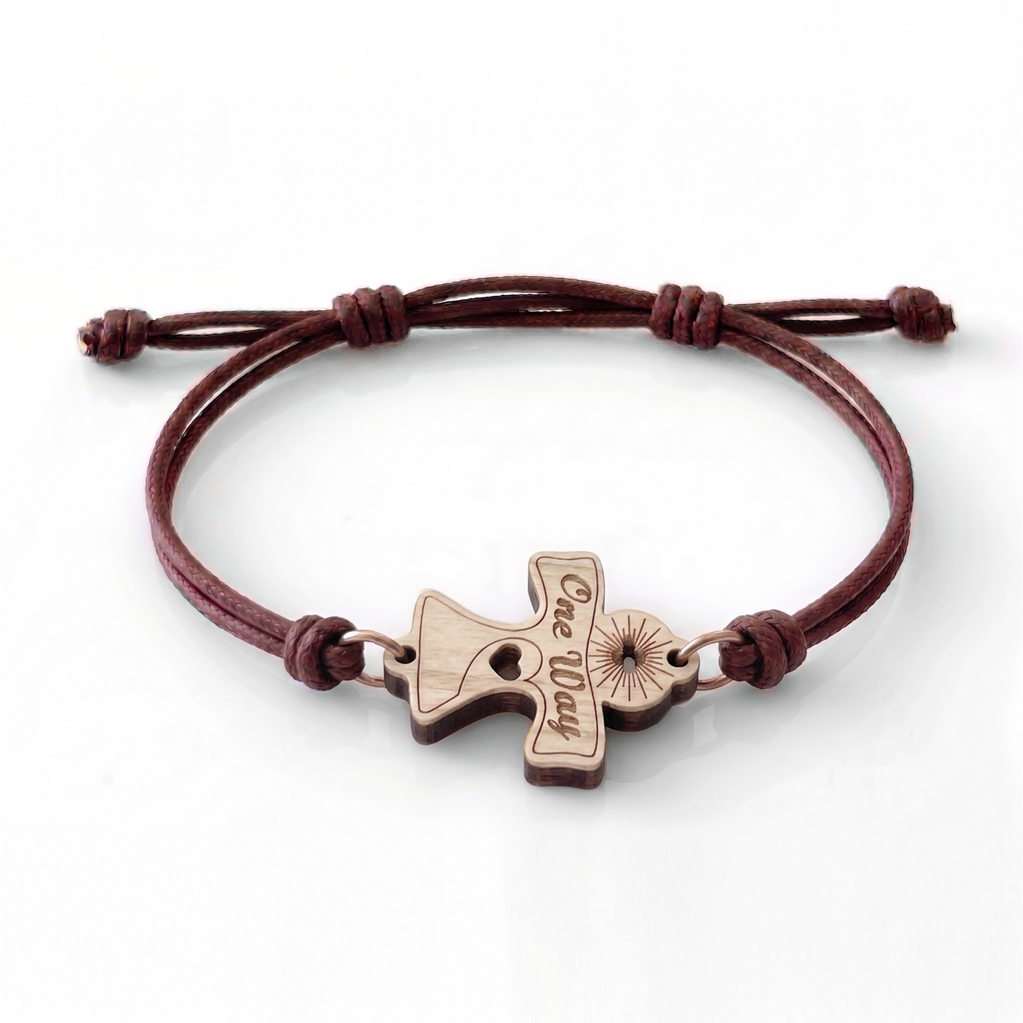 One Way — bracciale in pioppo