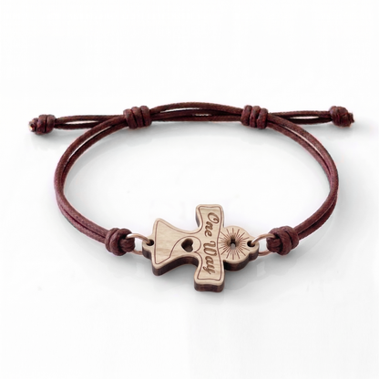 One Way — bracciale in pioppo