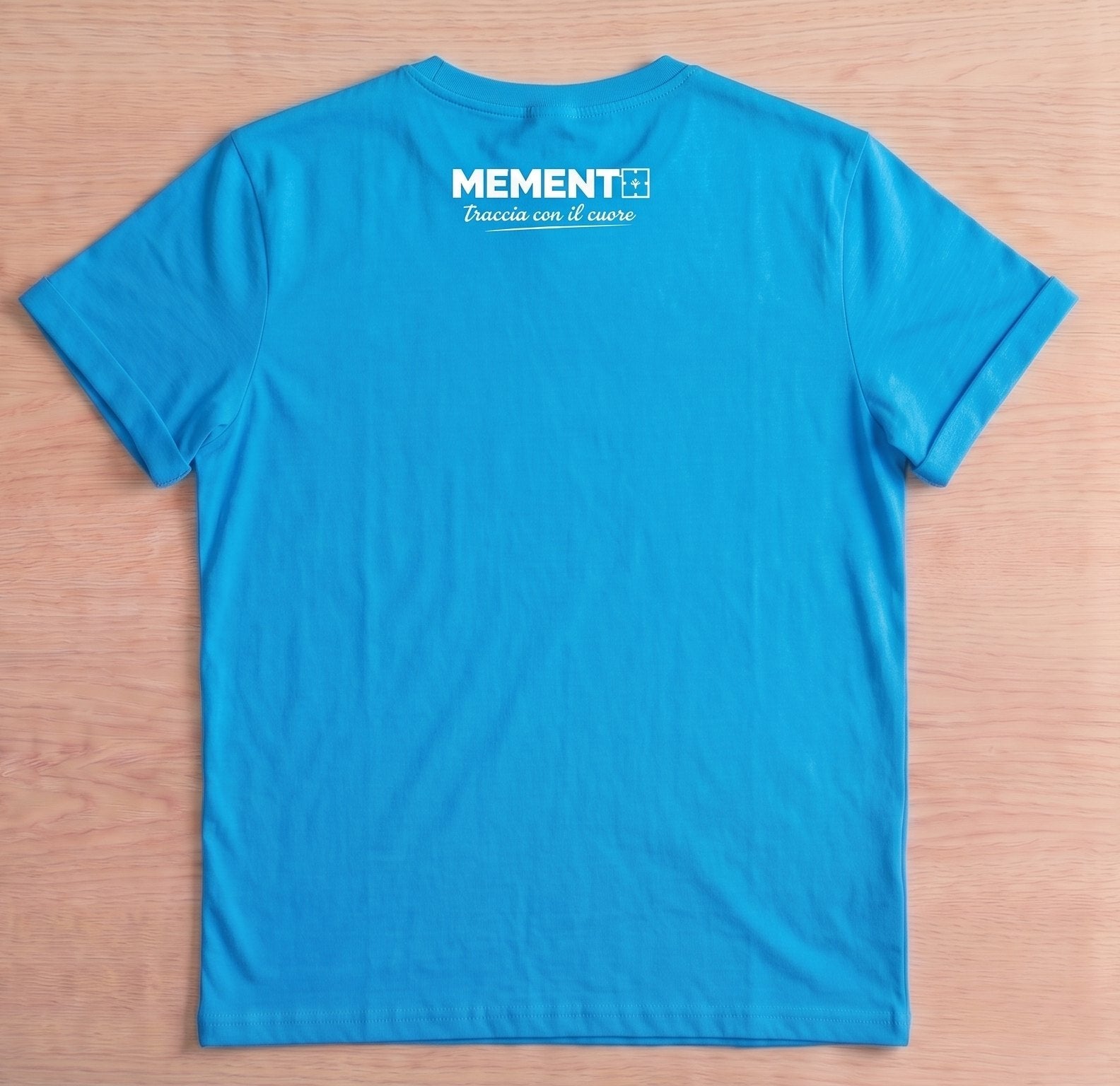 Memento Stampa + logo sulla manica — Azzurra