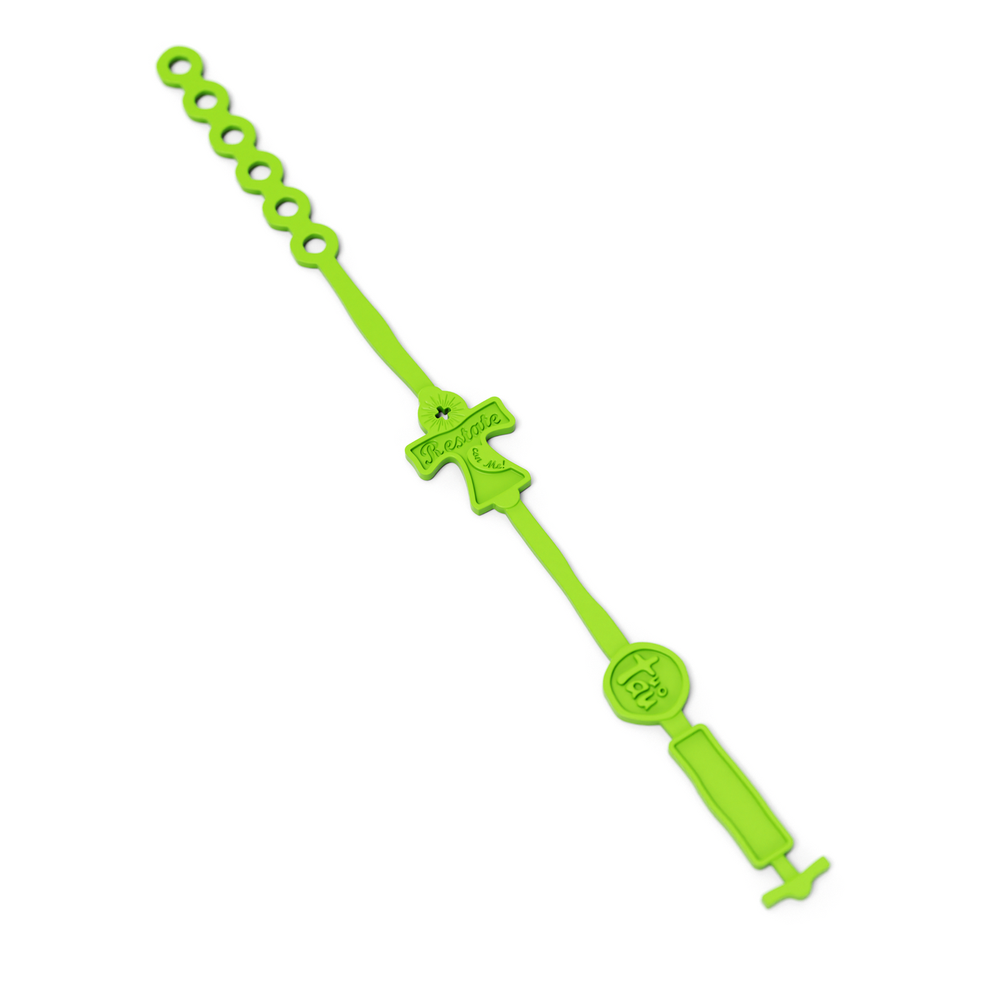 R-Estate — bracciale lime, disteso